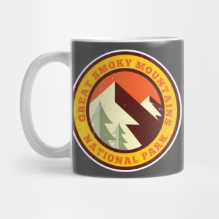 Great Smoky Mountains National Park Retro Mug